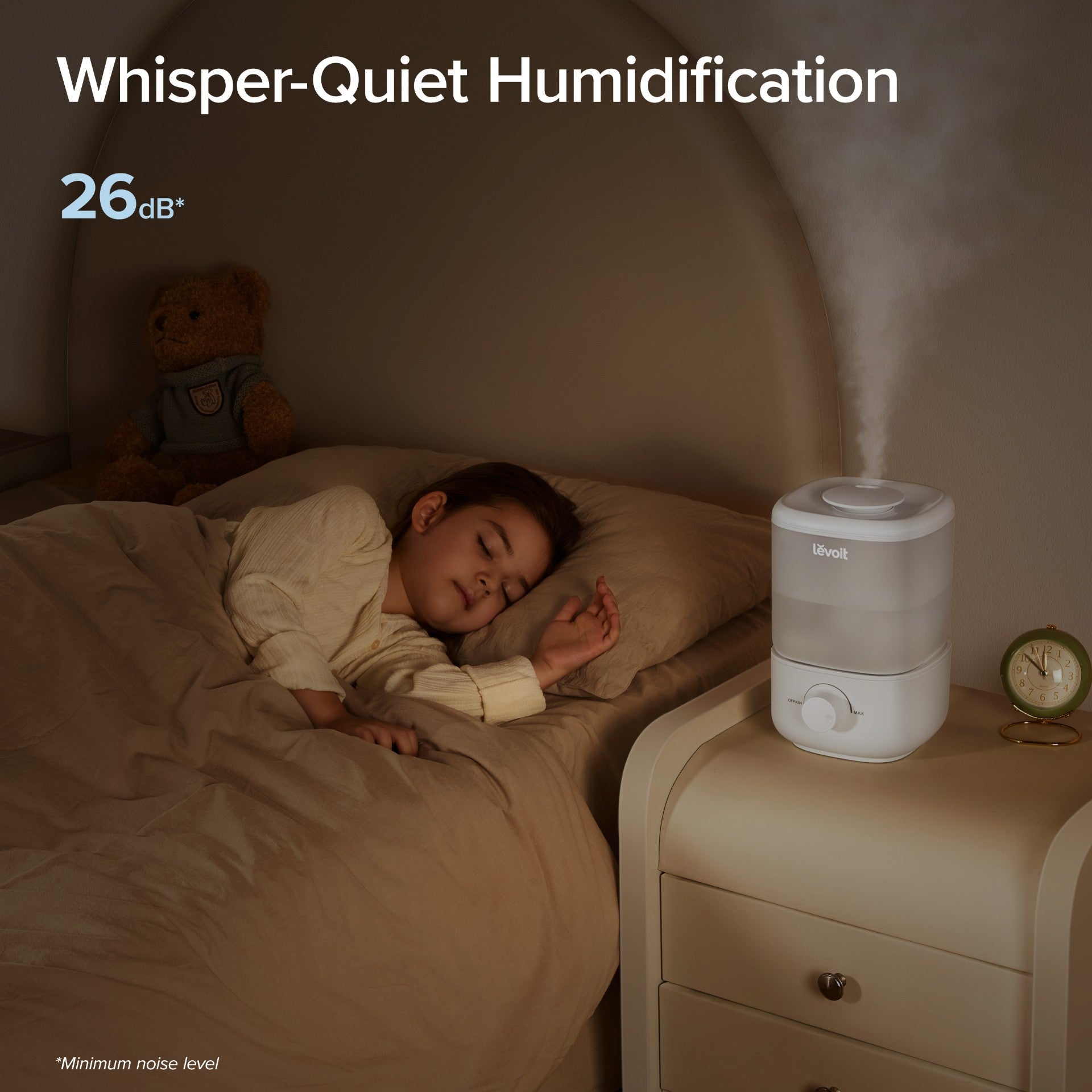 LEVOIT Classic 160 2.5L Top Fill Ultrasonic Humidifiers for Bedroom - Image 6